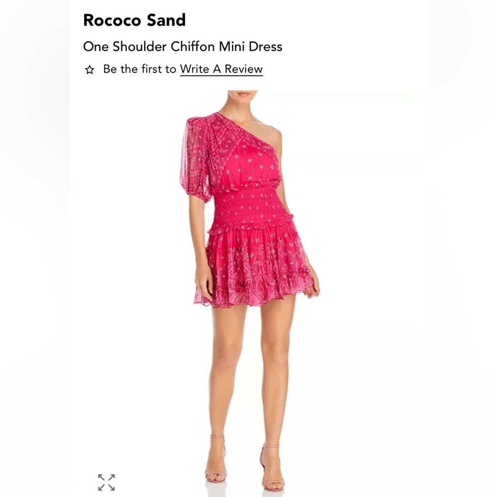 Rococo sand one shoulder, mini dress